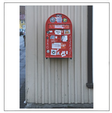 Picture Postcard Posted from Post Box Pictured (Reykjavik) by Jonathan Monk