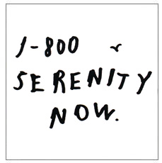 1-800 Serenity Now by Friedrich Kunath