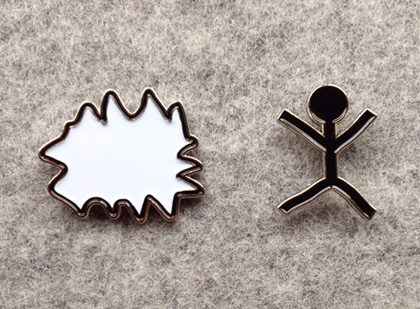 Enamel Pins by Masanao Hirayama