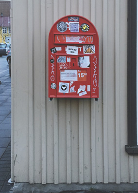 Picture Postcard Posted from Post Box Pictured By Jonathan Monk