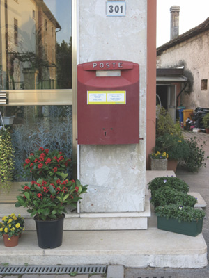 Picture Postcard Posted from Post Box Pictured By Jonathan Monk