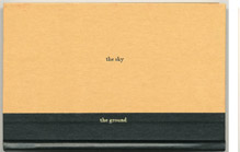 the sky and the ground (for Remy Charlip) by Michael Dumontier